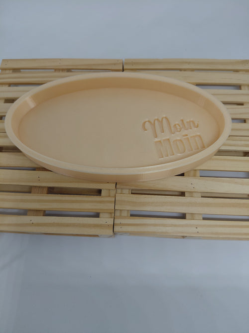 3D Druck Tablett, Ovale Schale, Moin Moin, Tablett, Dekoteller, digitale Datei, kommerzielle Nutzuung, Schmuckablage, 3D Modell, 3D printing