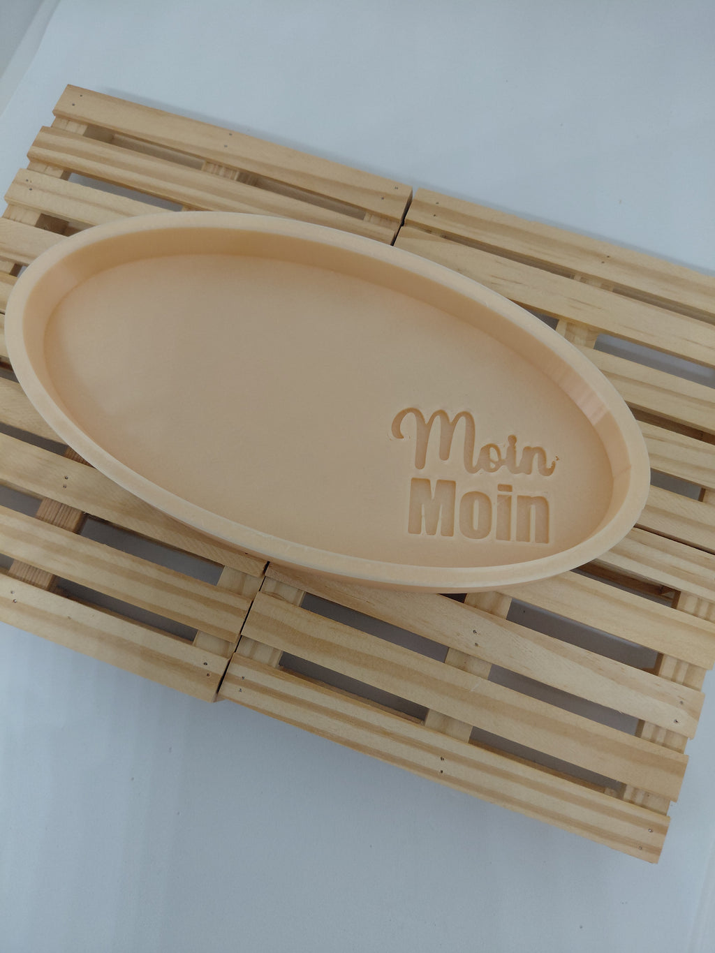 3D Druck Tablett, Ovale Schale, Moin Moin, Tablett, Dekoteller, digitale Datei, kommerzielle Nutzuung, Schmuckablage, 3D Modell, 3D printing