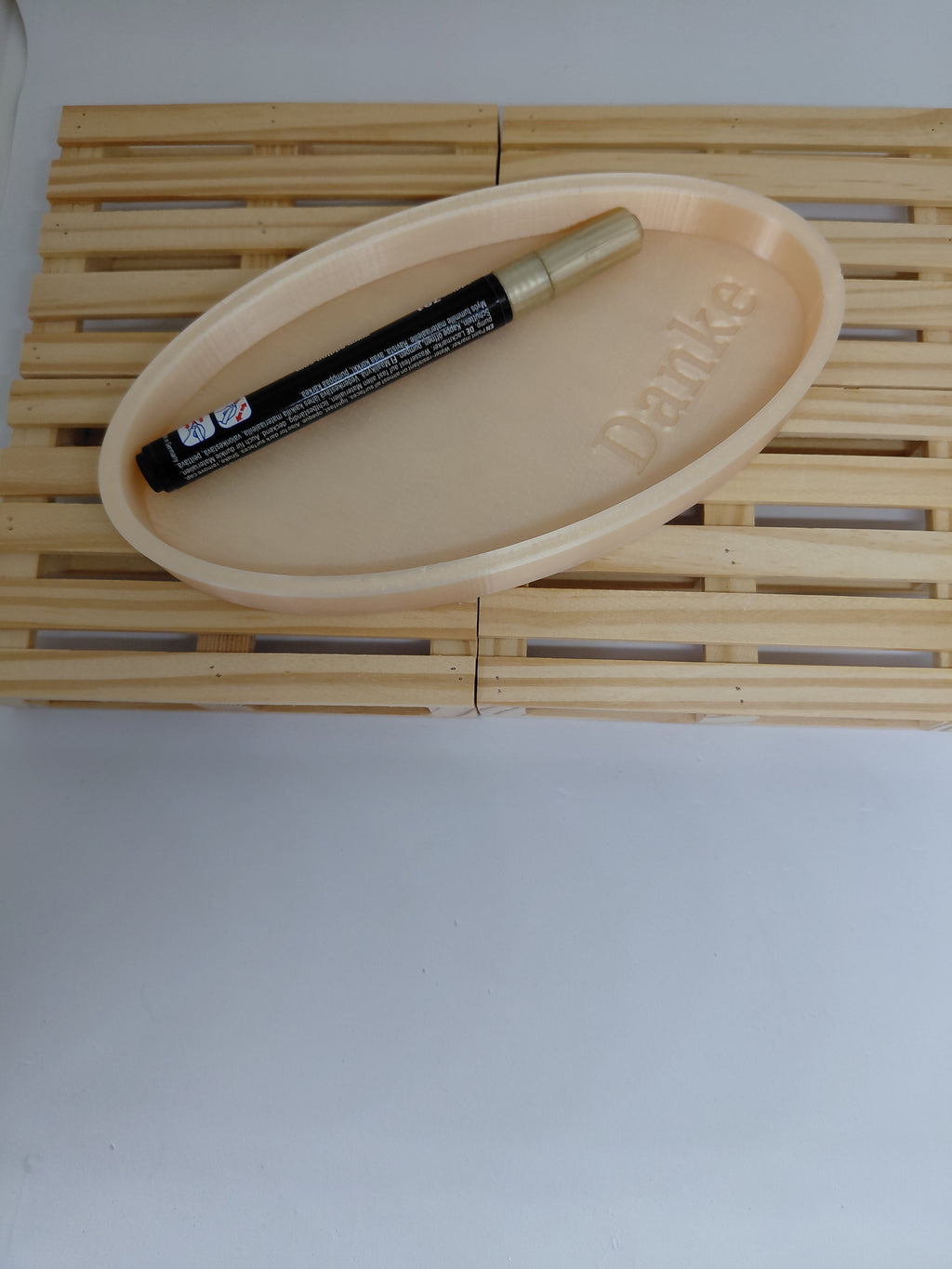 3D Druck Tablett, Dekoteller, Ovale Schale, Danke, digitale Datei, kommerzielle Nutzung, PLA, PETG, Schmuckablage, 3D Modell, 3D printing
