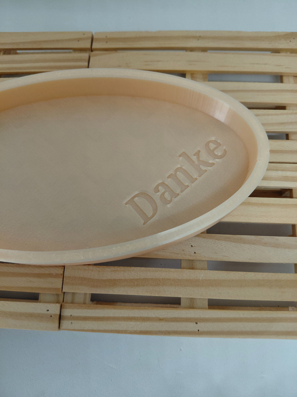 3D Druck Tablett, Dekoteller, Ovale Schale, Danke, digitale Datei, kommerzielle Nutzung, PLA, PETG, Schmuckablage, 3D Modell, 3D printing