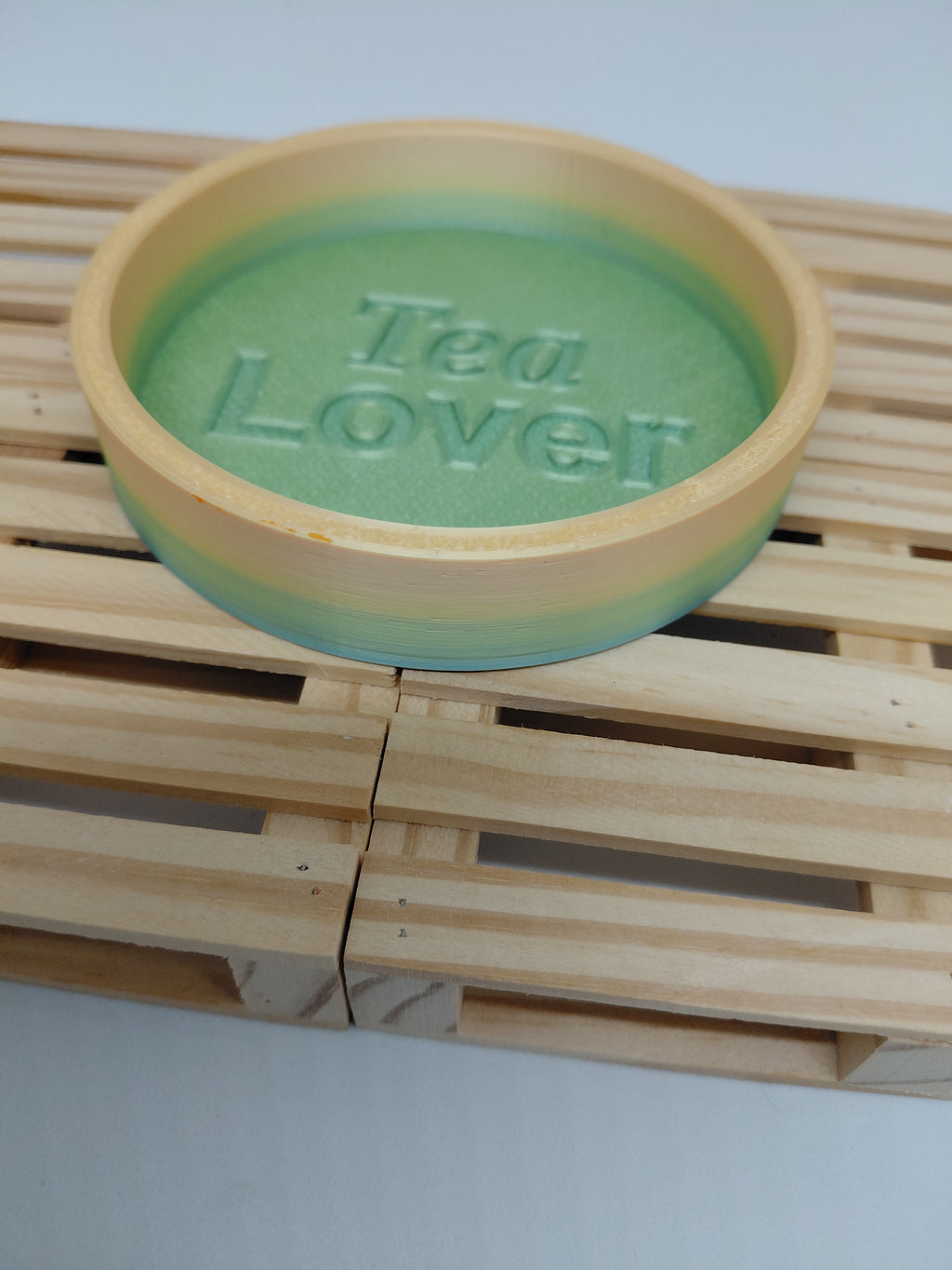 3D Druck Untersetzer, Tealover, Tablett, Dekoteller, digitale Datei, kommerzielle Nutzung, Schmuckablage, 3D Modell, 3D printing, PLA, PETG