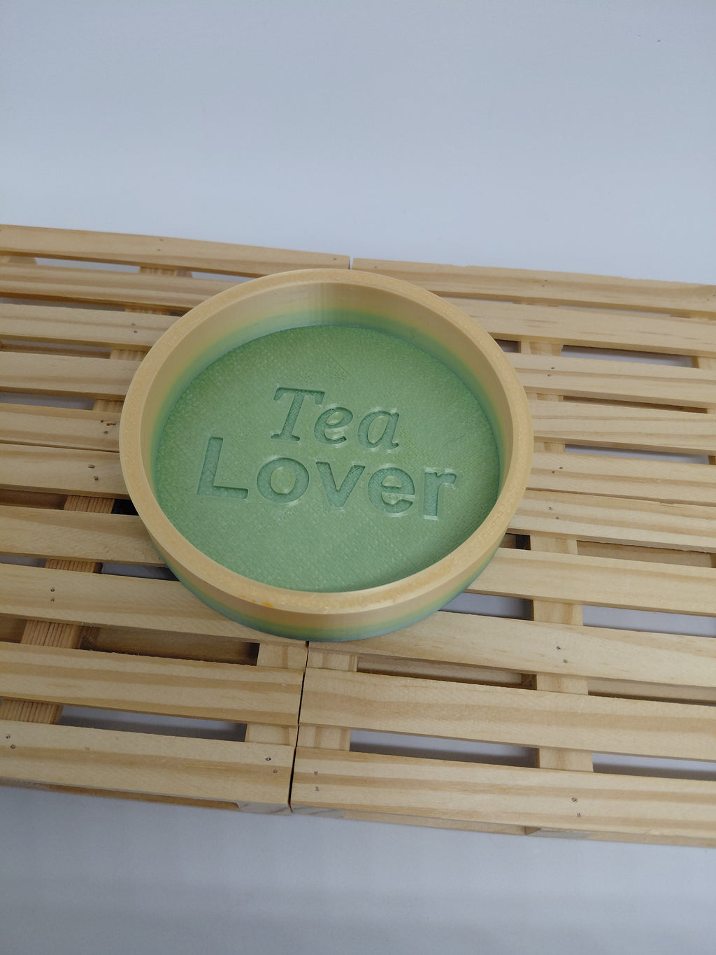 3D Druck Untersetzer, Tealover, Tablett, Dekoteller, digitale Datei, kommerzielle Nutzung, Schmuckablage, 3D Modell, 3D printing, PLA, PETG