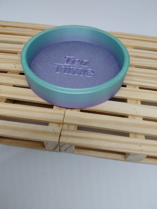 3D Druck Untersetzer, Teatime, Tablett, Dekoteller, digitale Datei, kommerzielle Nutzung, Schmuckablage, 3D Modell, 3D printing