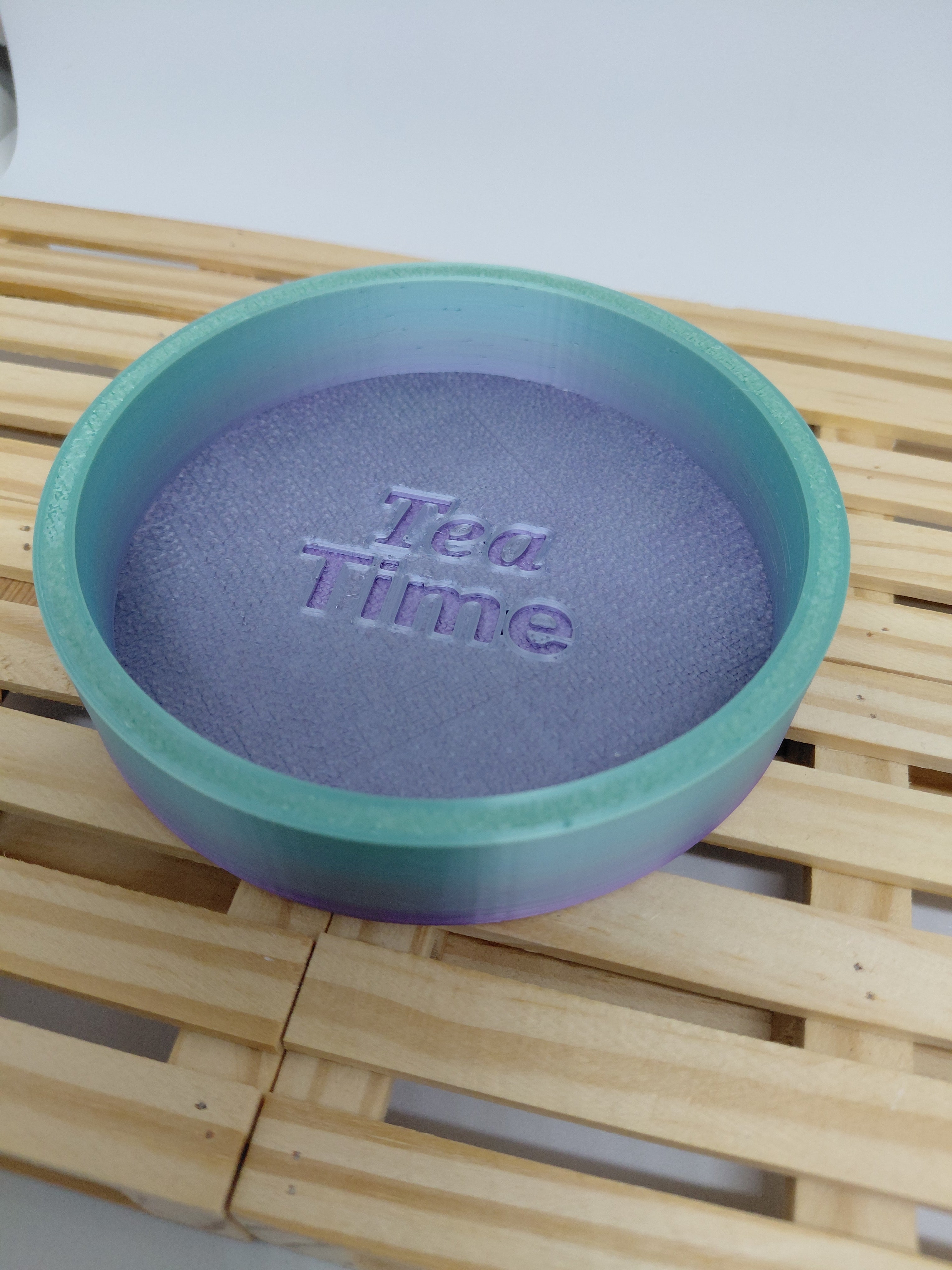 3D Druck Untersetzer, Teatime, Tablett, Dekoteller, digitale Datei, kommerzielle Nutzung, Schmuckablage, 3D Modell, 3D printing