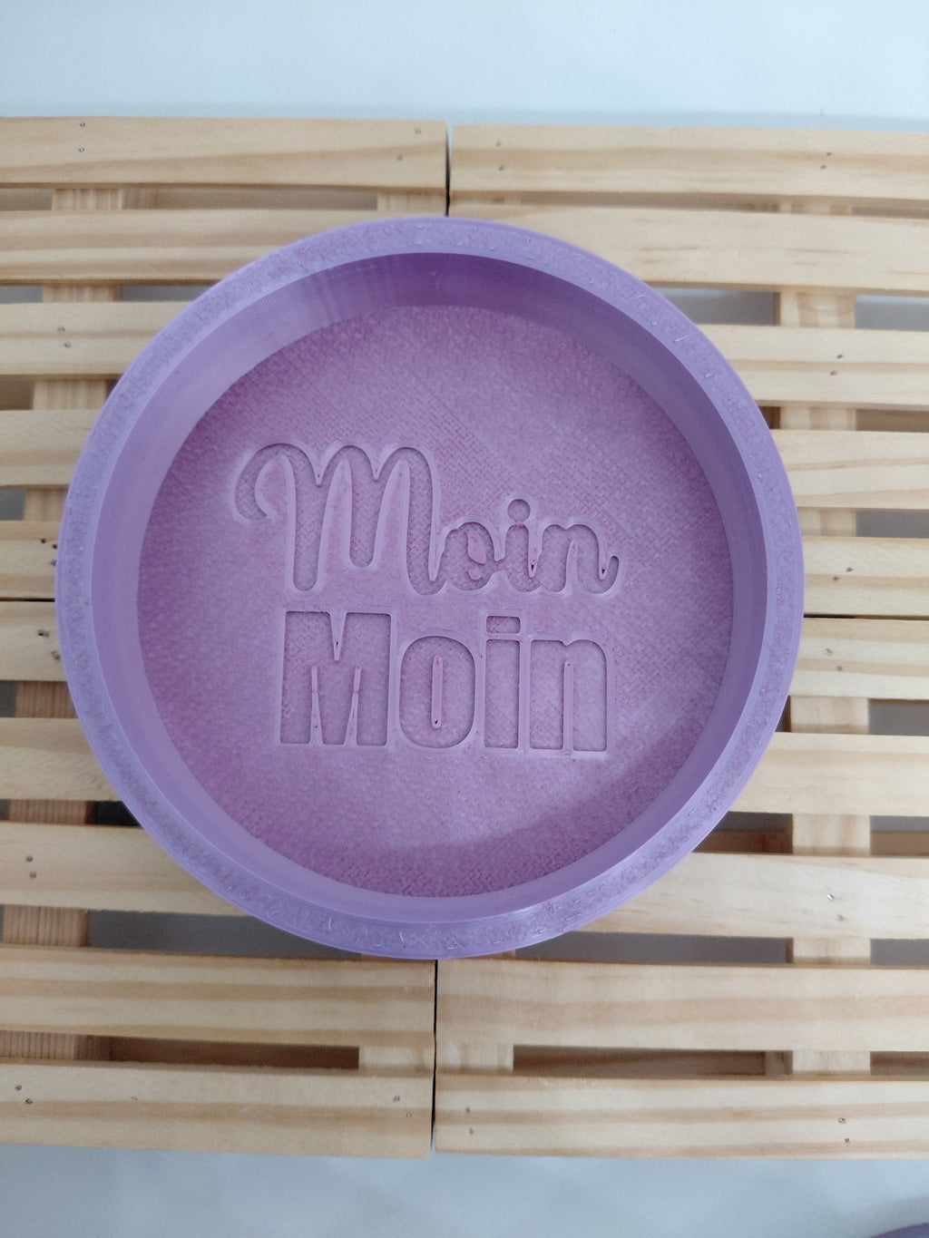 3D Druck Untersetzer, Moin Moin, Tablett, Dekoteller, digitale Datei, kommerzielle Nutzung, PLA, Schmuckablage, 3D Modell, 3D printing