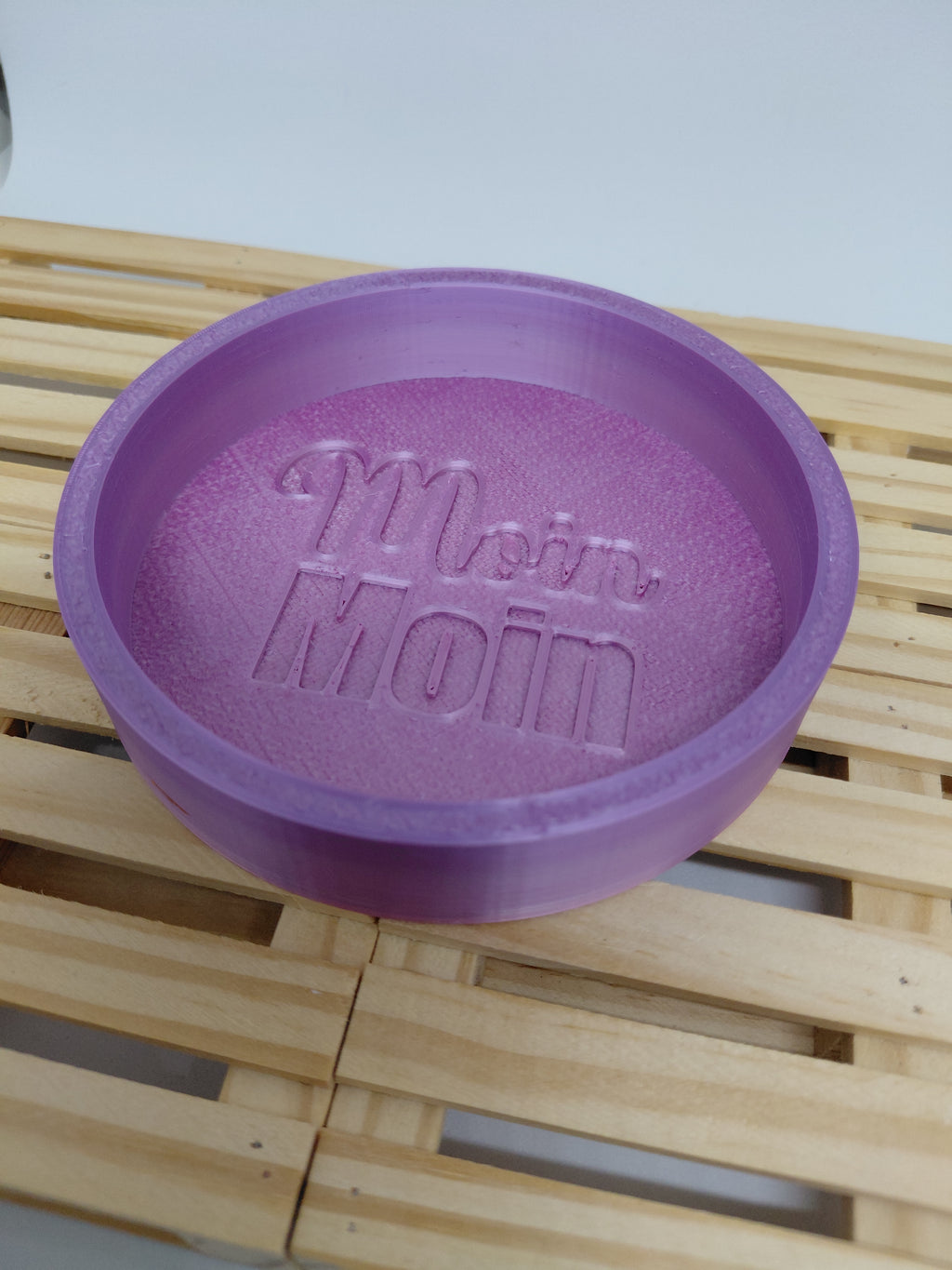 3D Druck Untersetzer, Moin Moin, Tablett, Dekoteller, digitale Datei, kommerzielle Nutzung, PLA, Schmuckablage, 3D Modell, 3D printing