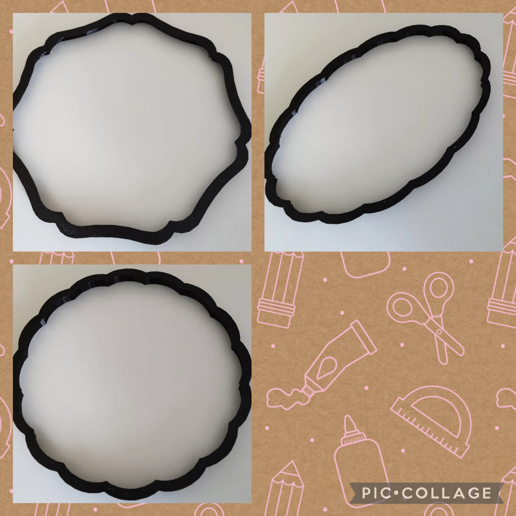 XXL cookie cutter, Fondant, XXL cookie cutter, Pottery Tool, Clay, Ceramic pottery, Dish cutter, Pottery tool, Clay, XXL cutter