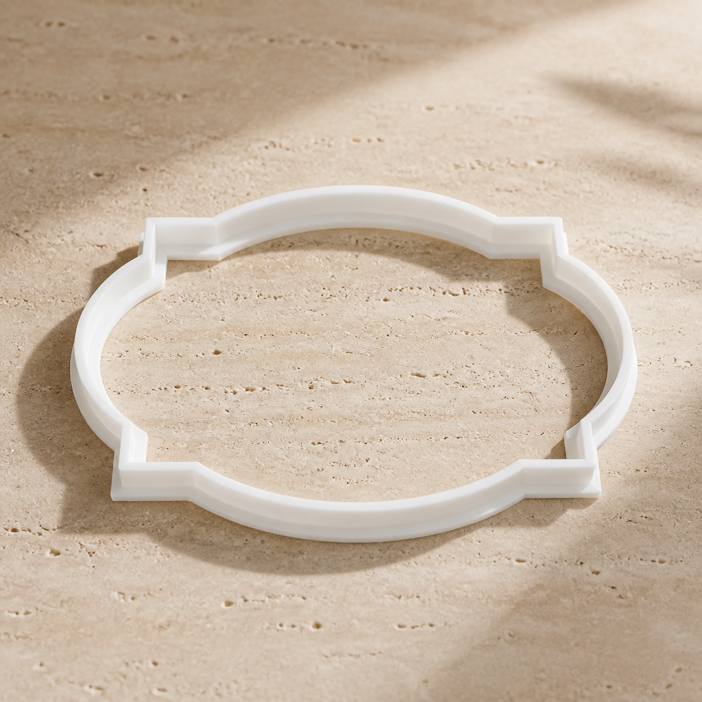 Ausstechform Türschild 3D-Druck | Clay Cutter für Keramik, Ton & Polymer Clay | Pottery Tool I Ausstechform Teller I Keksausstecher I Form 8